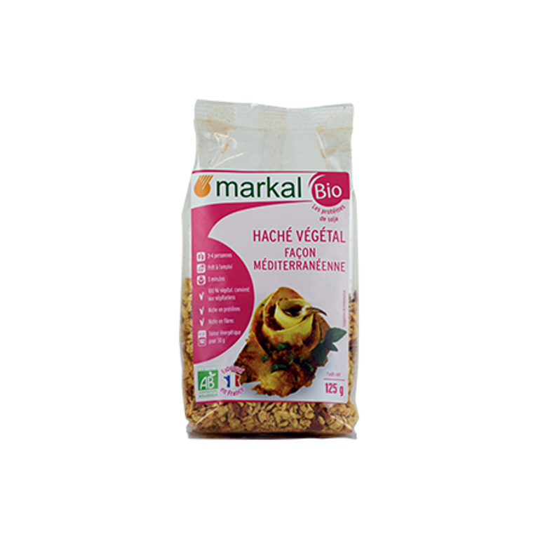 Haché végétal Façon méditerranéenne - 125g