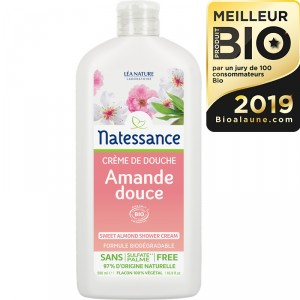 Crème de douche amande douce sans Sulfate