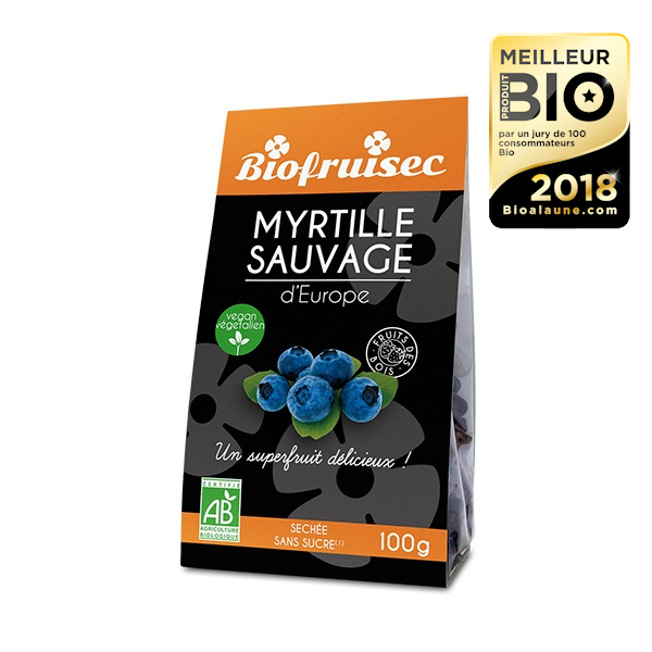 Myrtille Sauvage D'Europe Sans Sucre - 100G