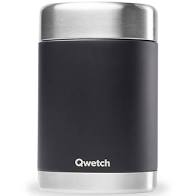 Boite repas Isotherme Noire 650ml - Qwetch