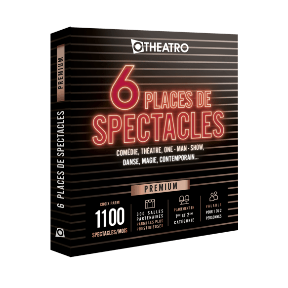 Coffret cadeau places de spectacles