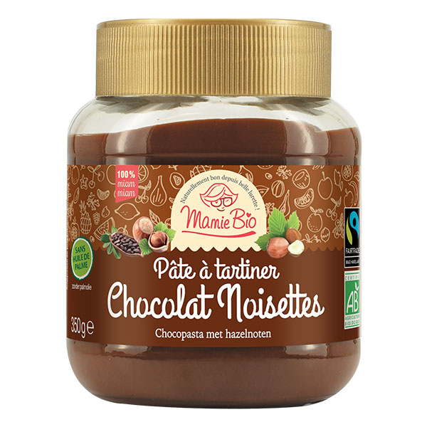 Pâte à tartiner cacao noisettes 350g