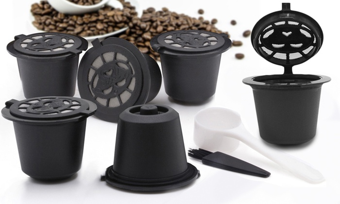 6 capsules réutilisables compatibles Nespresso