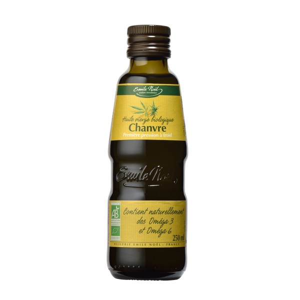 Huile de chanvre vierge 25cl