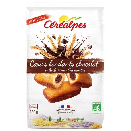 Moelleux chocolat & Eclats de noisettes grillées - 180g