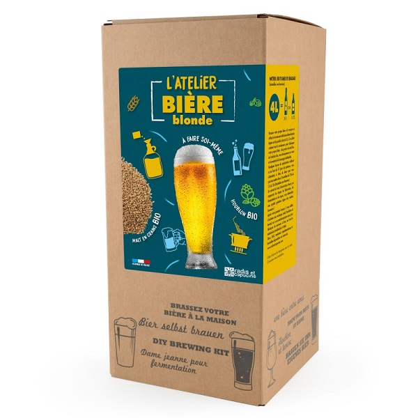 Coffret brassage de bière blonde bio tout grain 4L