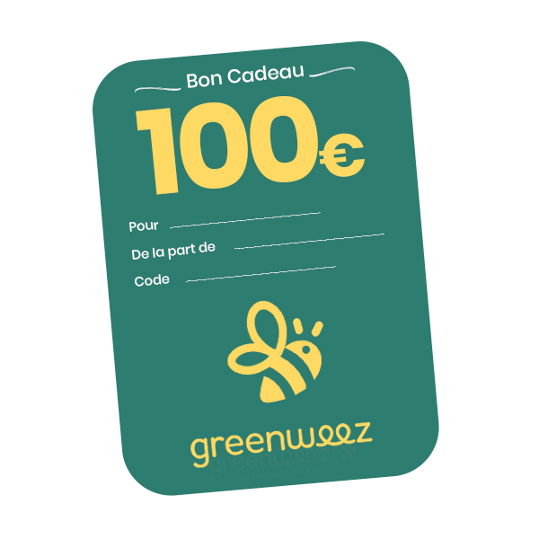 Chèque cadeau 100€ GREENWEEZ.COM