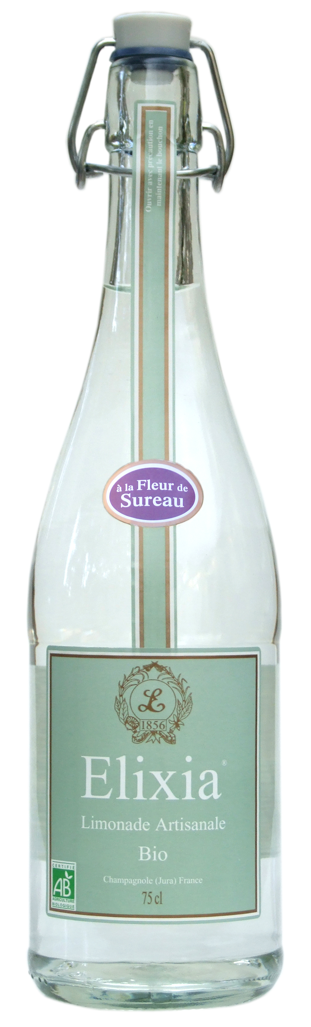 Limonade ELIXIA à la fleur de Sureau - 75cl