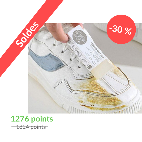 Gomme magique pour chaussures