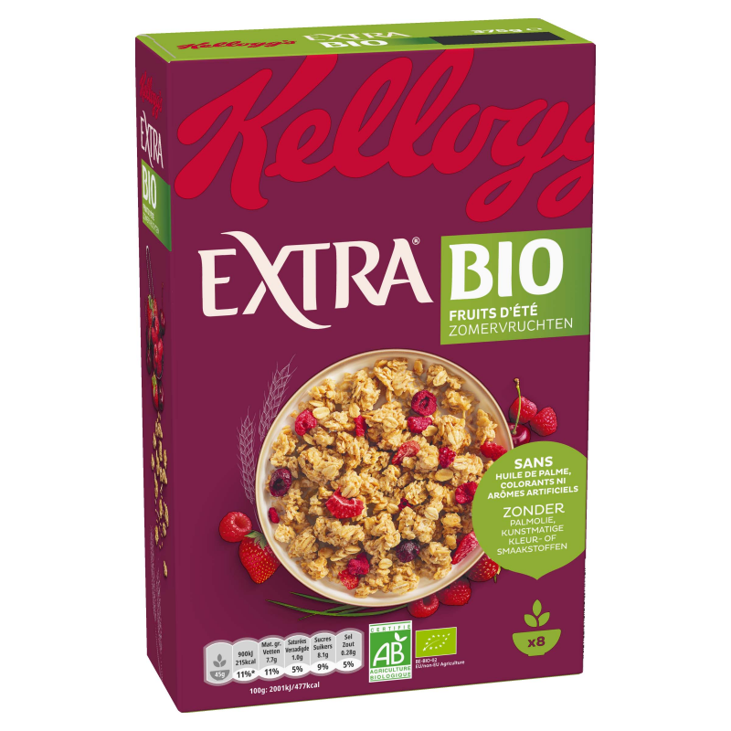 Extra Bio Fruits d'été - 375g
