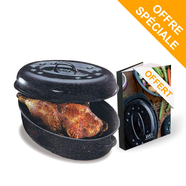 Cocotte à enfourner the roaster Grand modèle et livre offert