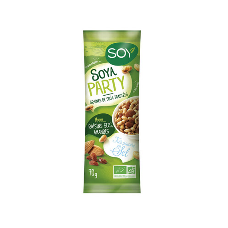 Soya Party, Raisins secs & Amandes 70g
